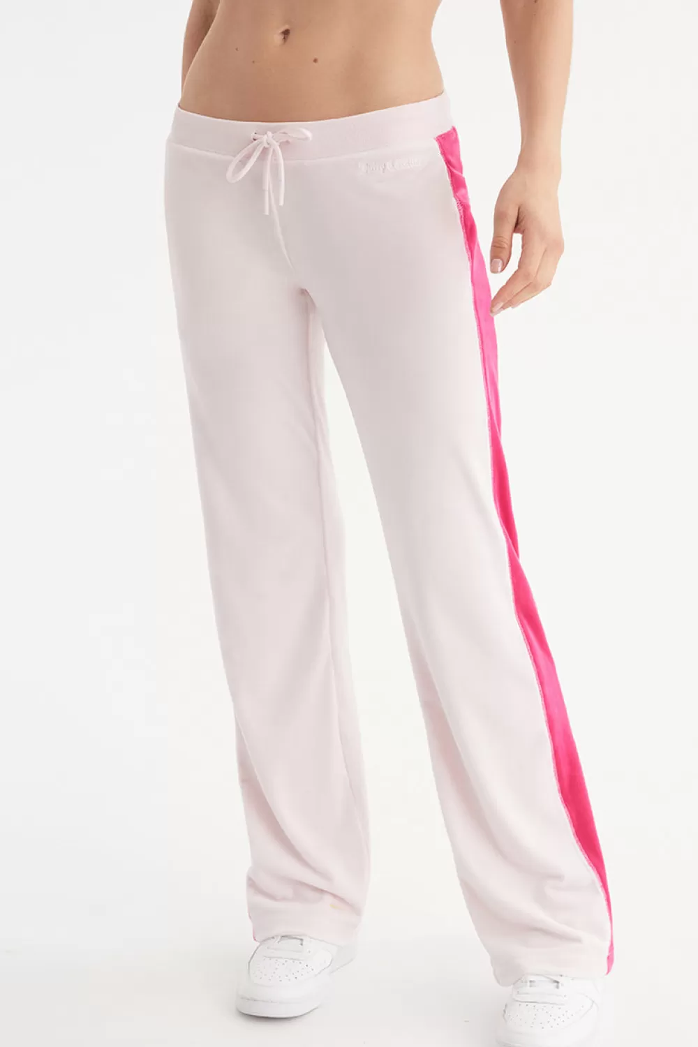 Juicy Couture Track Pants | Track Bottoms^Colorblock Velour Track Pants Soft Glow