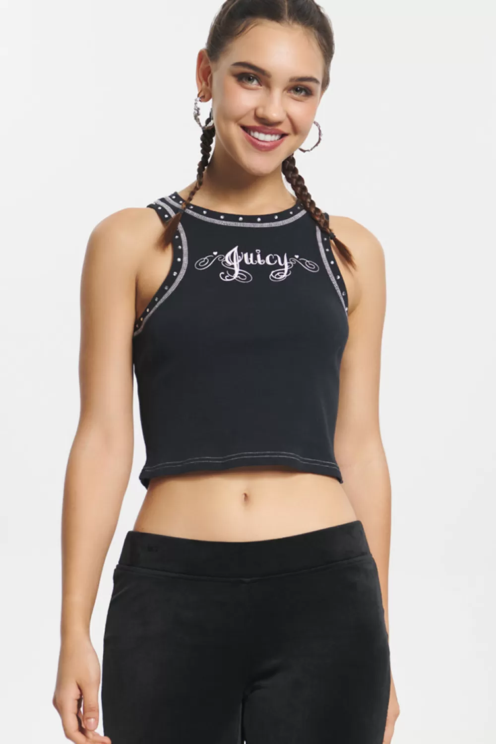 Juicy Couture Tees & Tops^Juicy Sweetheart Tank Liquorice