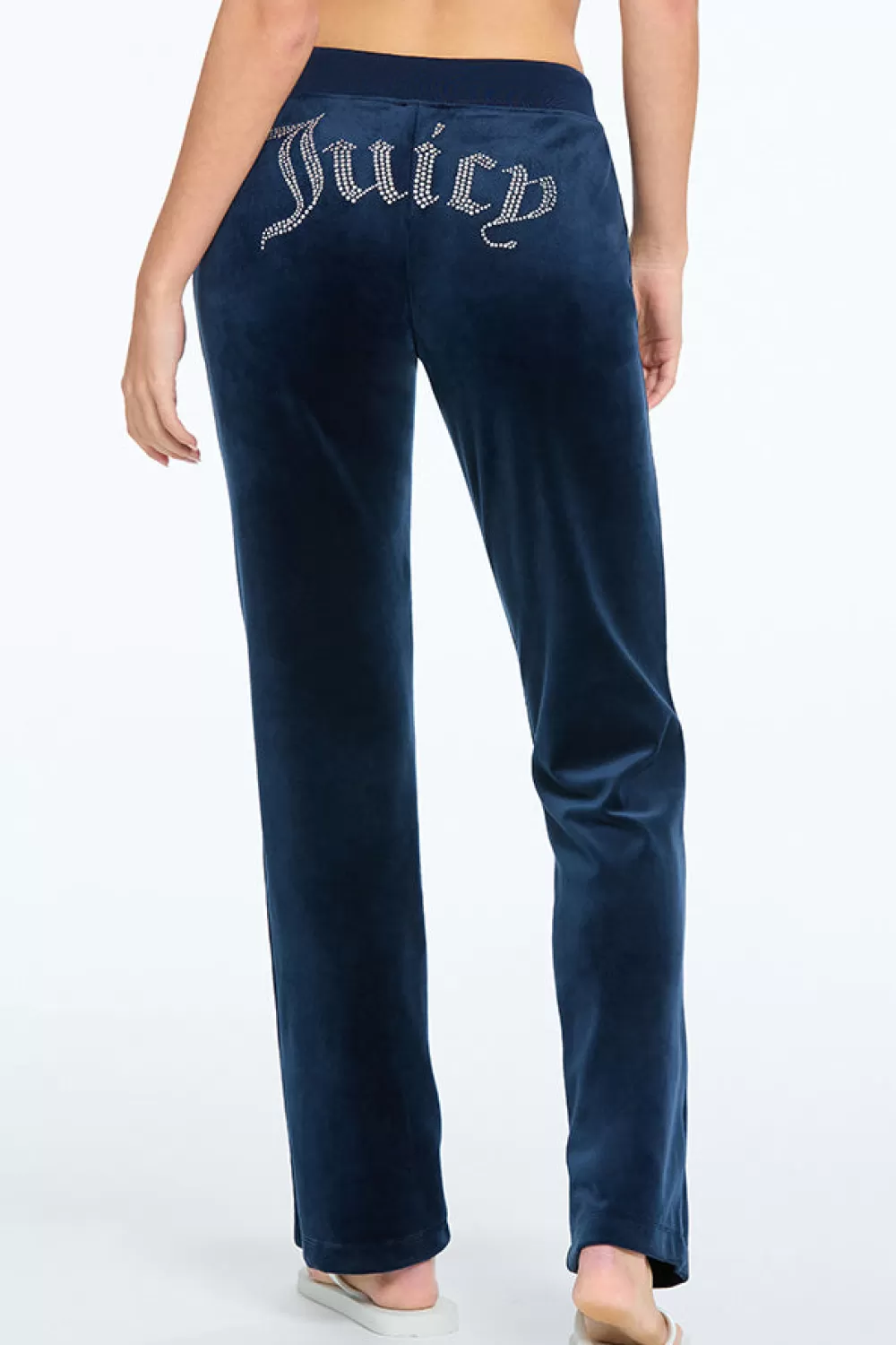 Juicy Couture Track Pants | Bling Sets^OG Big Bling Velour Track Pants Regal Blue