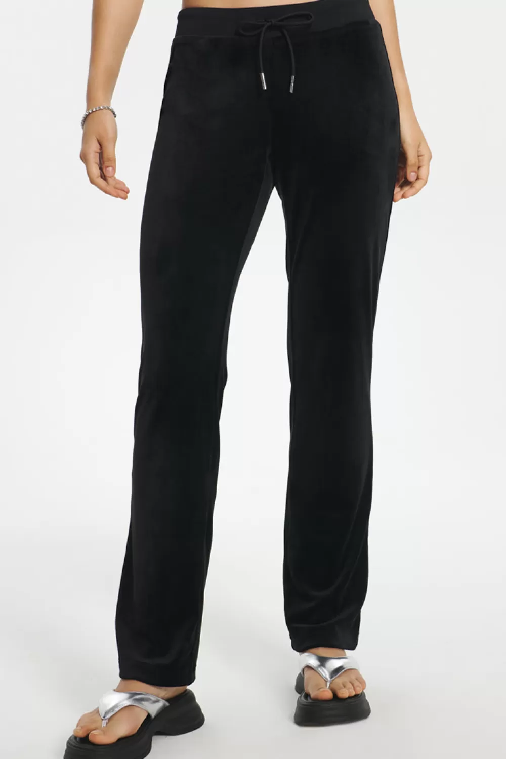 Juicy Couture Track Pants | Bling Sets^Ombre Big Bling Velour Track Pants Liquorice