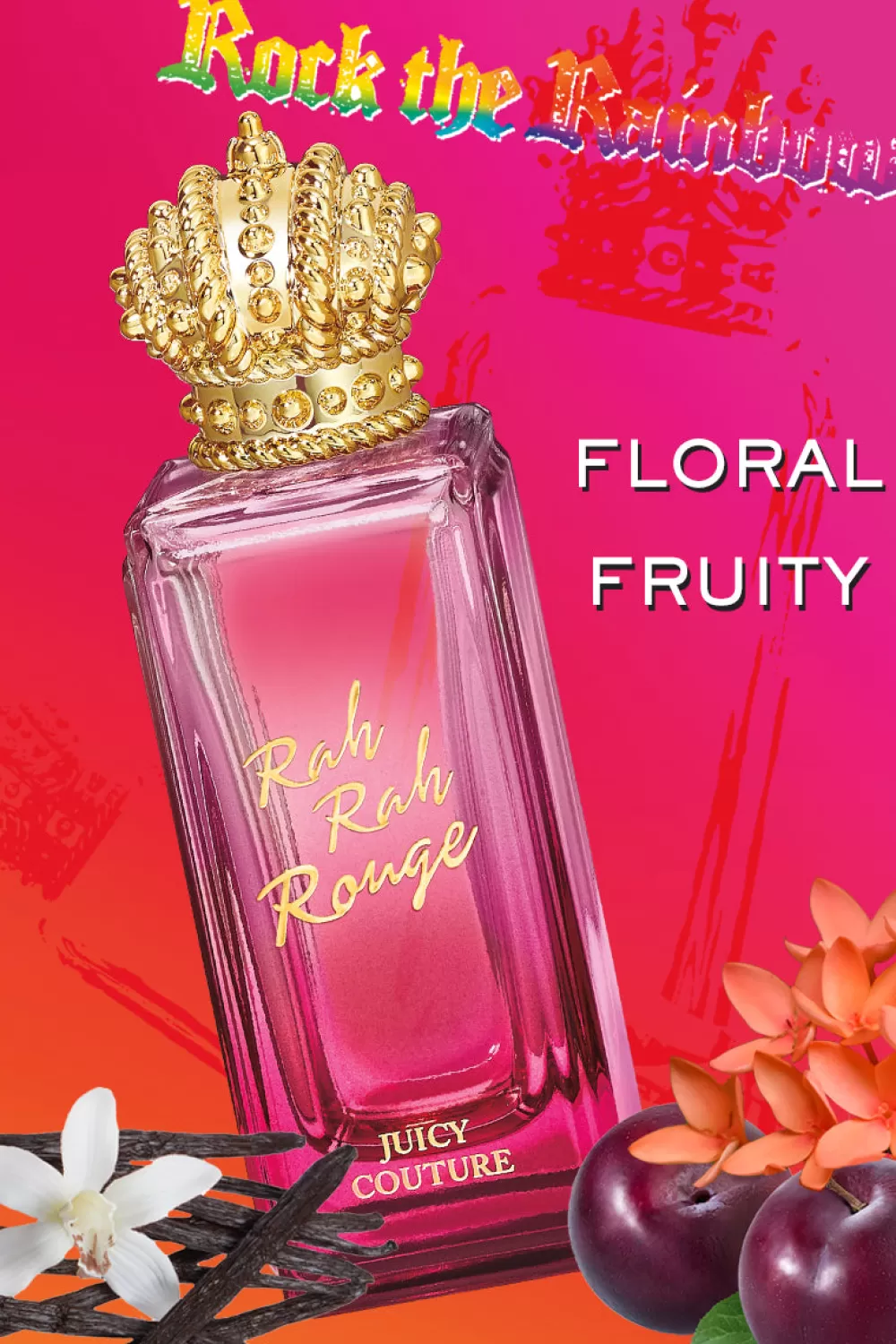 Juicy Couture Perfume^Rock the Rainbow Rah Rah Rouge Eau de Toilette Spray 2.5 oz