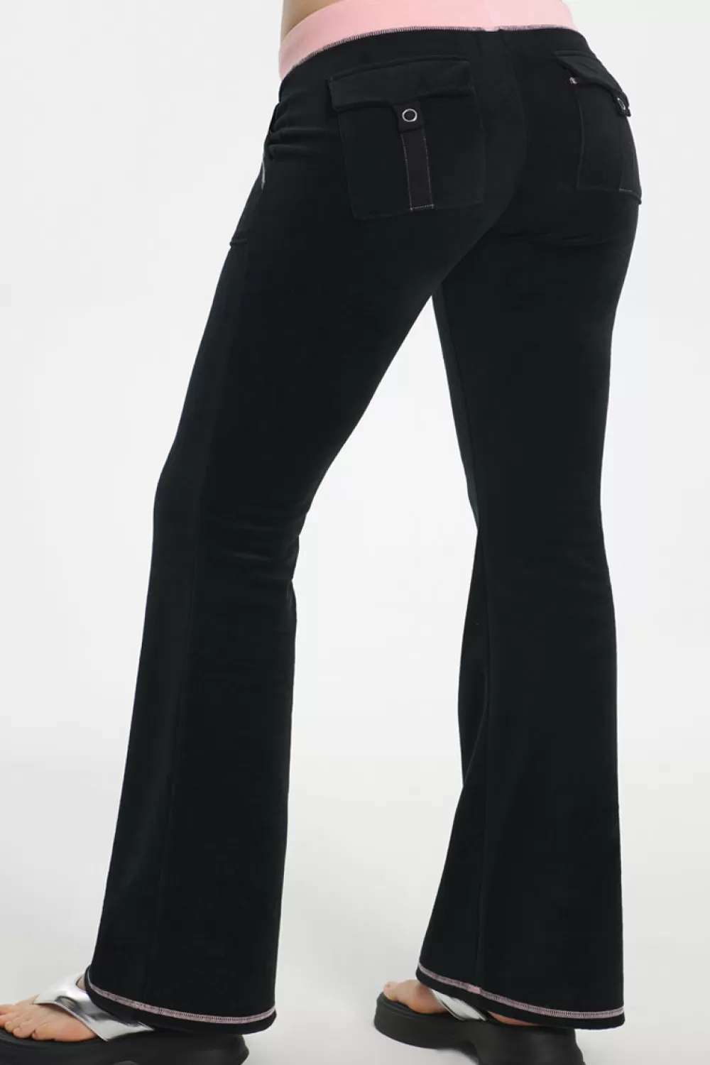 Juicy Couture Track Pants | Track Bottoms^Sweetheart Cotton Velour Track Pants Liquorice